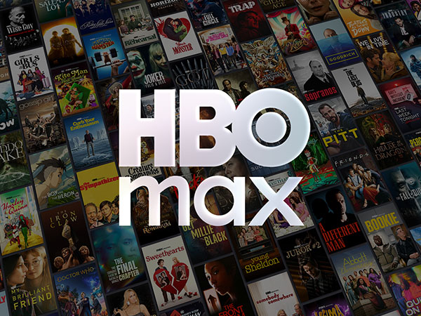 HBO Max mosaik med logo