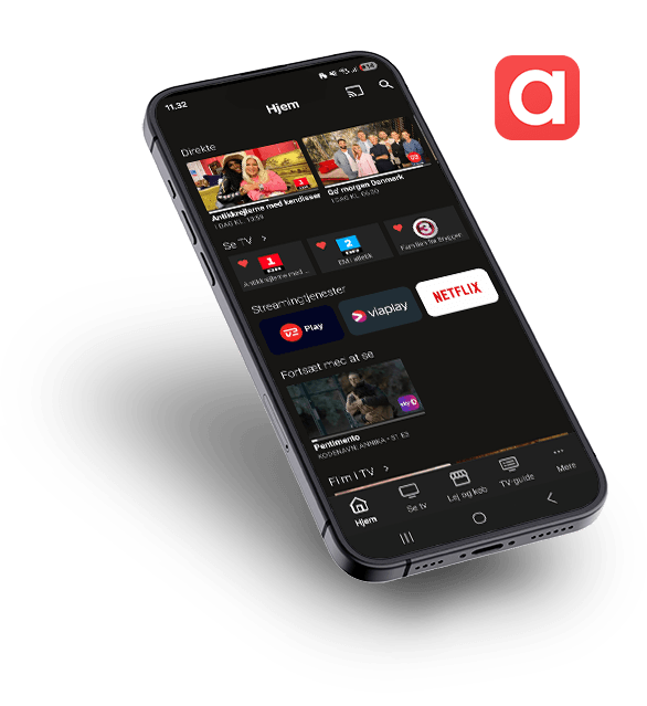 Hent Altibox TV app og tag din underholdning med dig.